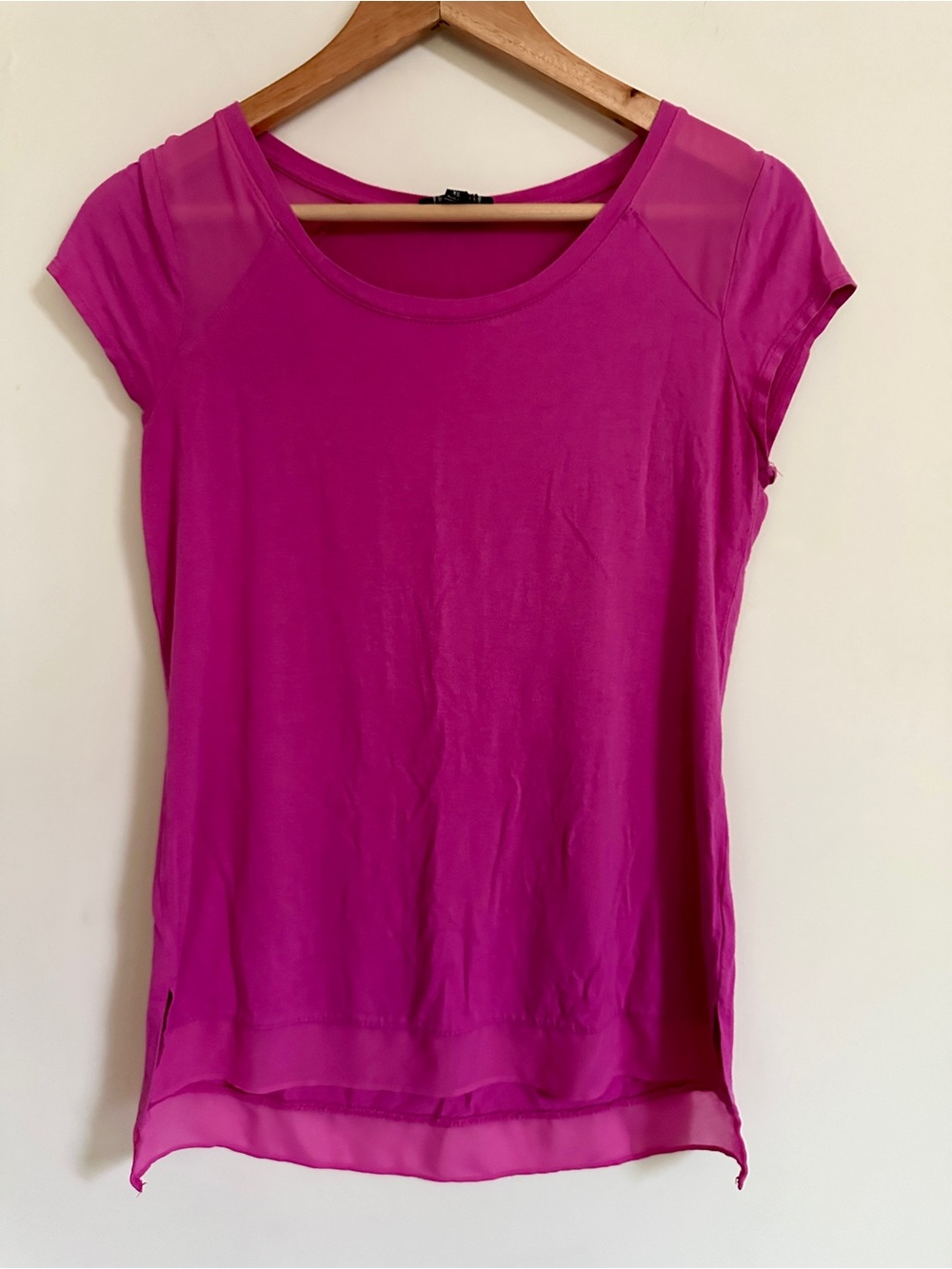 The Limited Sheer Panel Tee